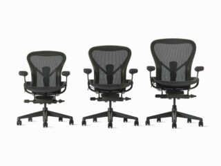 Herman Miller Aeron Chair Three Sizes